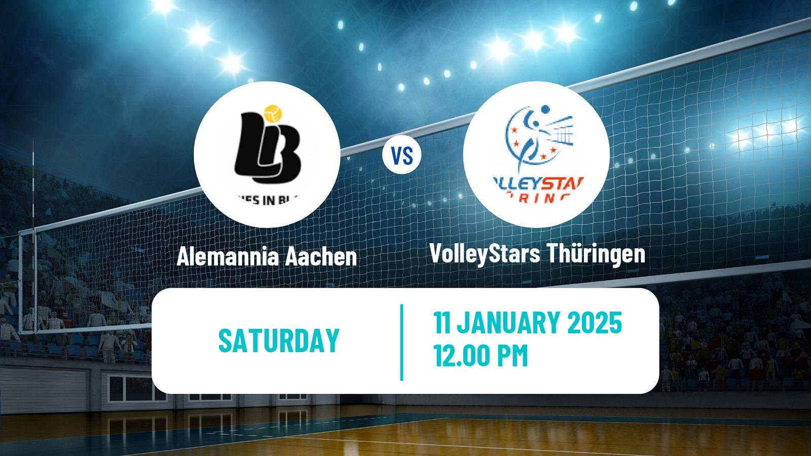 Volleyball German Bundesliga Volleyball Women Alemannia Aachen - VolleyStars Thüringen