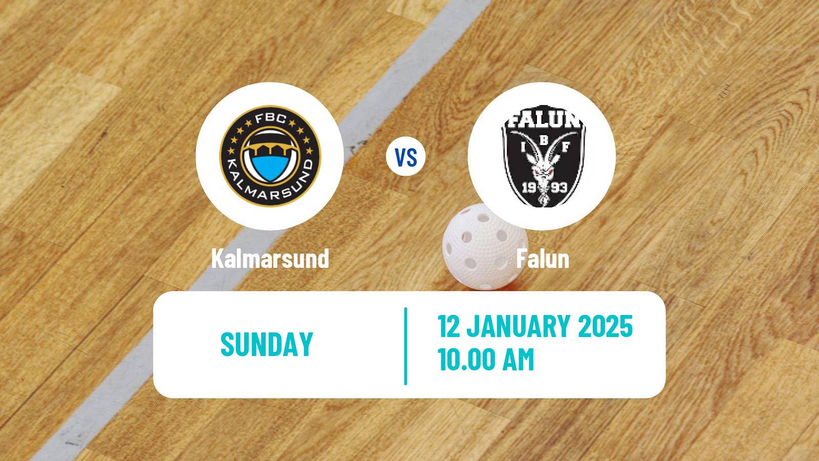 Floorball Swedish Superligan Floorball Women Kalmarsund - Falun