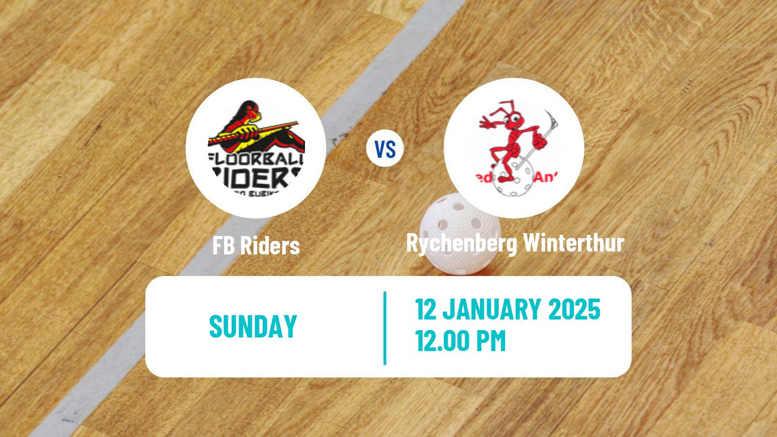 Floorball Swiss NLA Floorball Women FB Riders - Rychenberg Winterthur