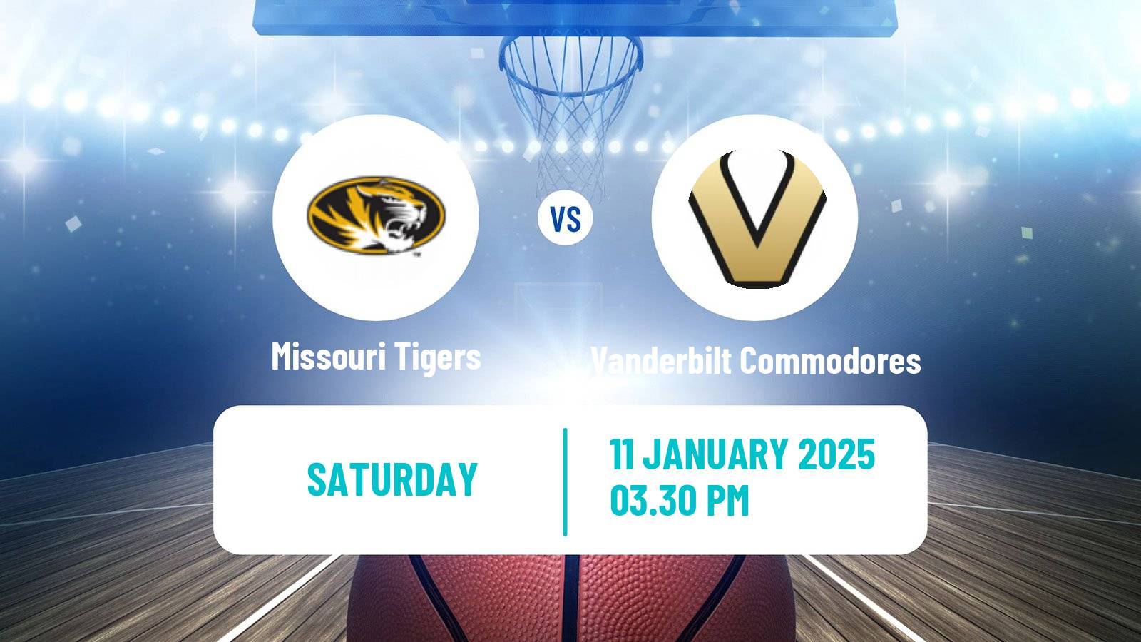 Basketball NCAA College Basketball Missouri Tigers - Vanderbilt Commodores