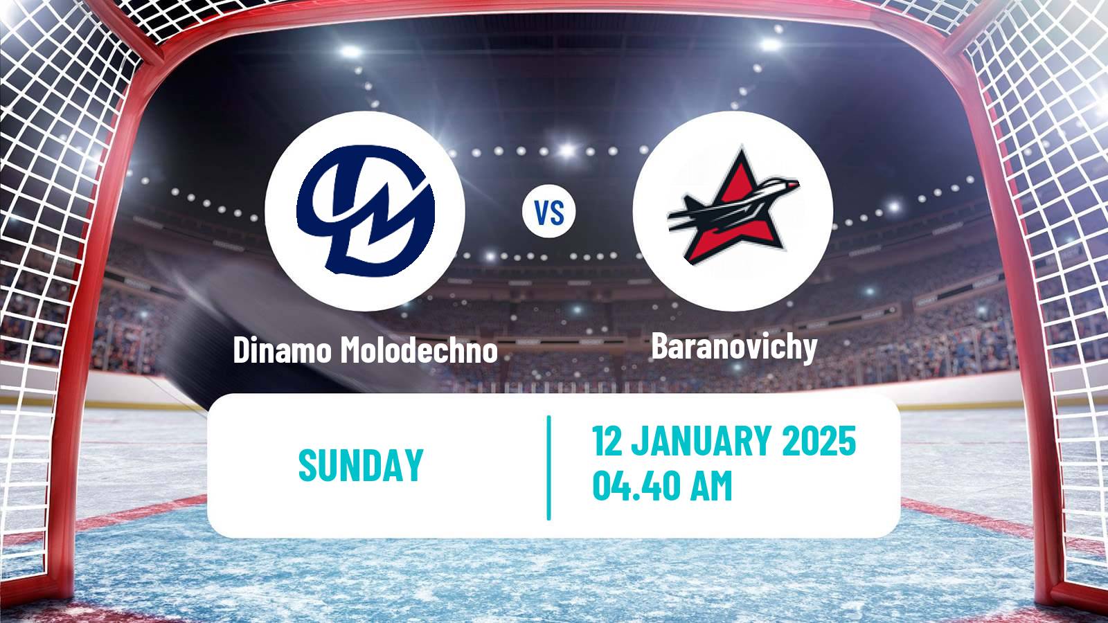 Hockey Belarusian Extraleague Dinamo Molodechno - Baranovichy