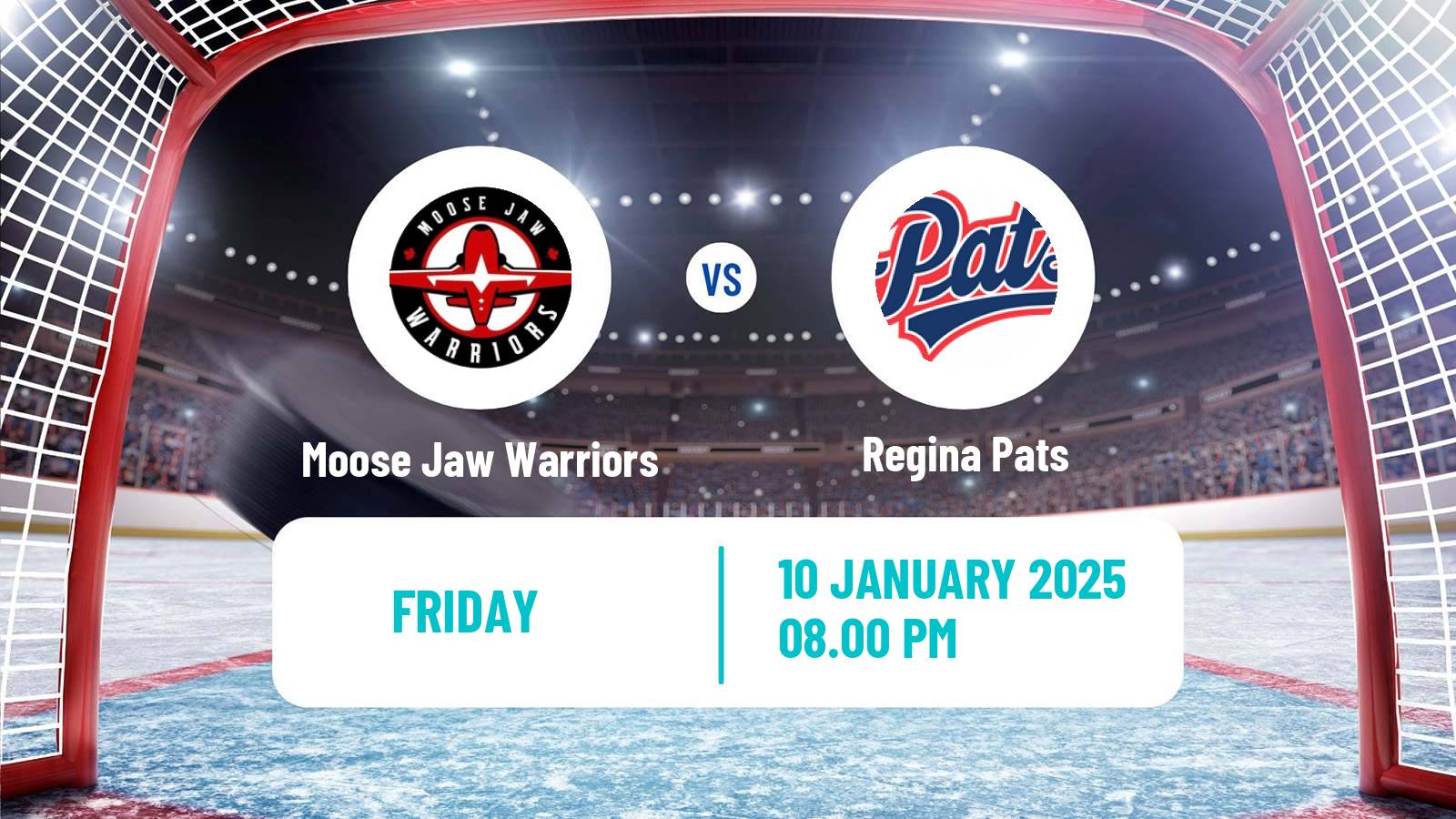 Hockey WHL Moose Jaw Warriors - Regina Pats