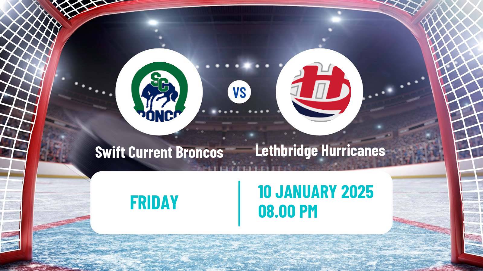 Hockey WHL Swift Current Broncos - Lethbridge Hurricanes