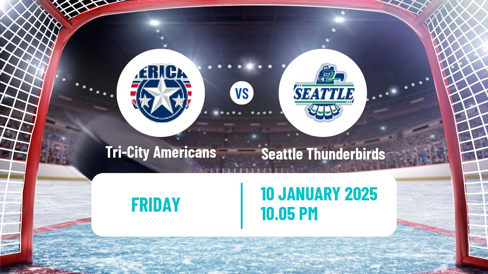 Hockey WHL Tri-City Americans - Seattle Thunderbirds