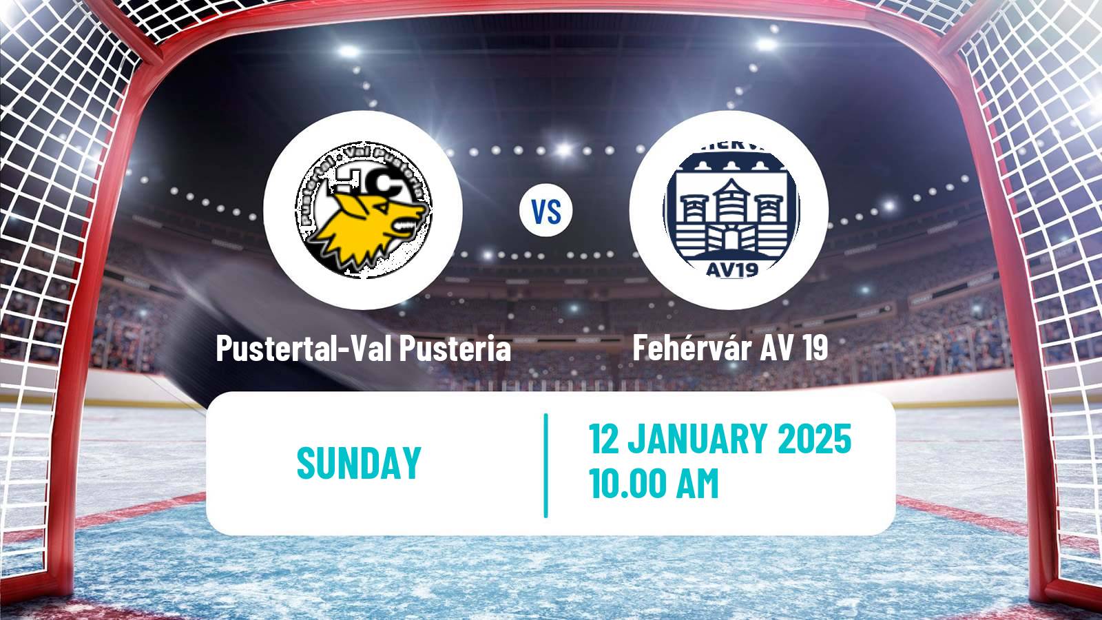 Hockey Austrian Ice Hockey League Pustertal-Val Pusteria - Fehérvár AV 19