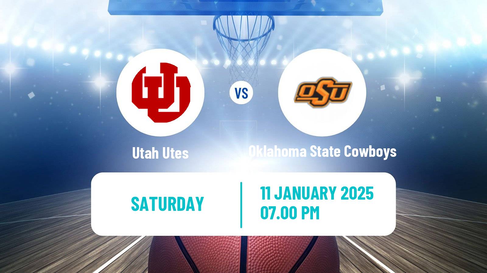 Basketball NCAA College Basketball Utah Utes - Oklahoma State Cowboys