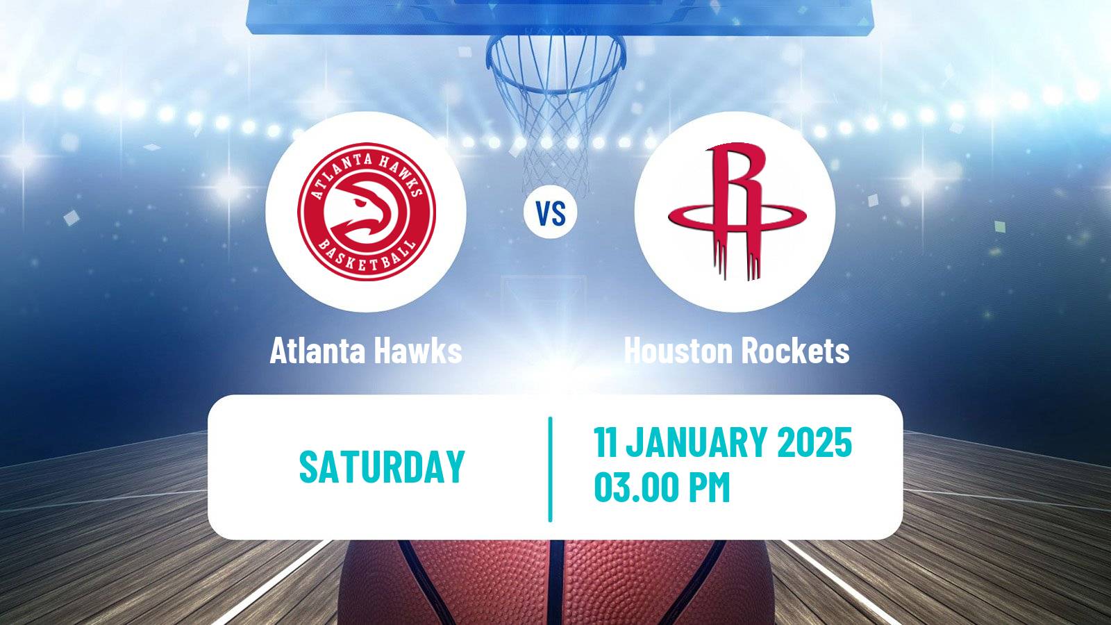 Basketball NBA Atlanta Hawks - Houston Rockets