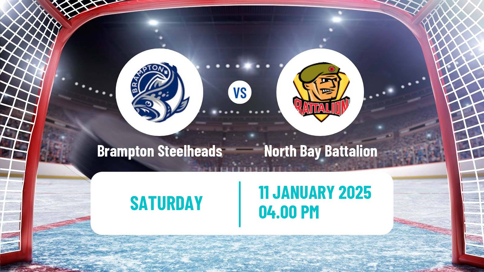 Hockey OHL Brampton Steelheads - North Bay Battalion