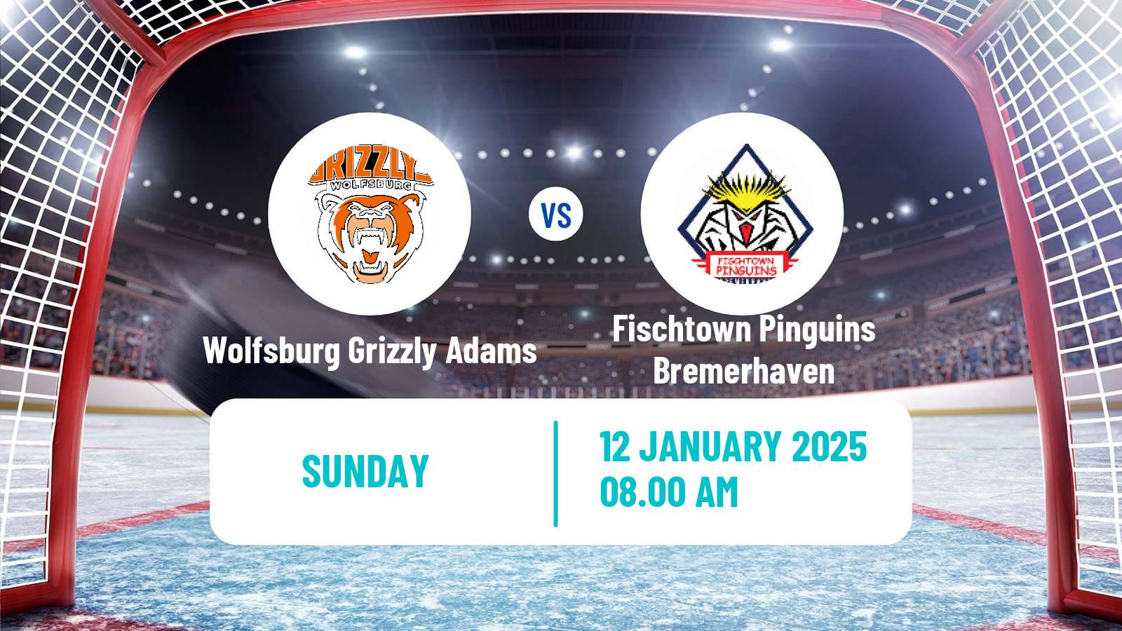 Hockey German Ice Hockey League Wolfsburg Grizzly Adams - Fischtown Pinguins Bremerhaven