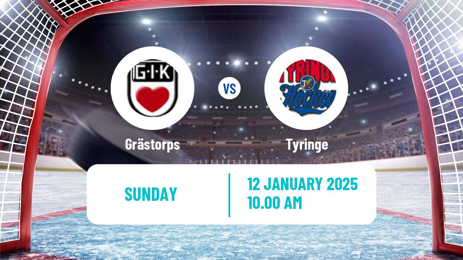 Hockey Swedish HockeyEttan Sodra Var Grästorps - Tyringe