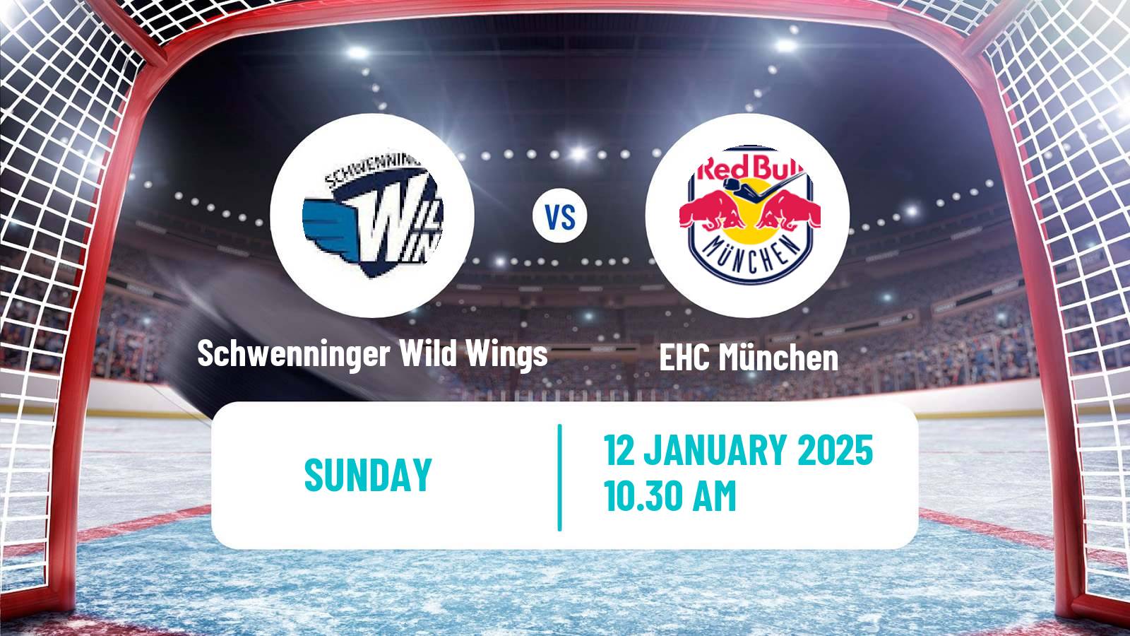 Hockey German Ice Hockey League Schwenninger Wild Wings - EHC München