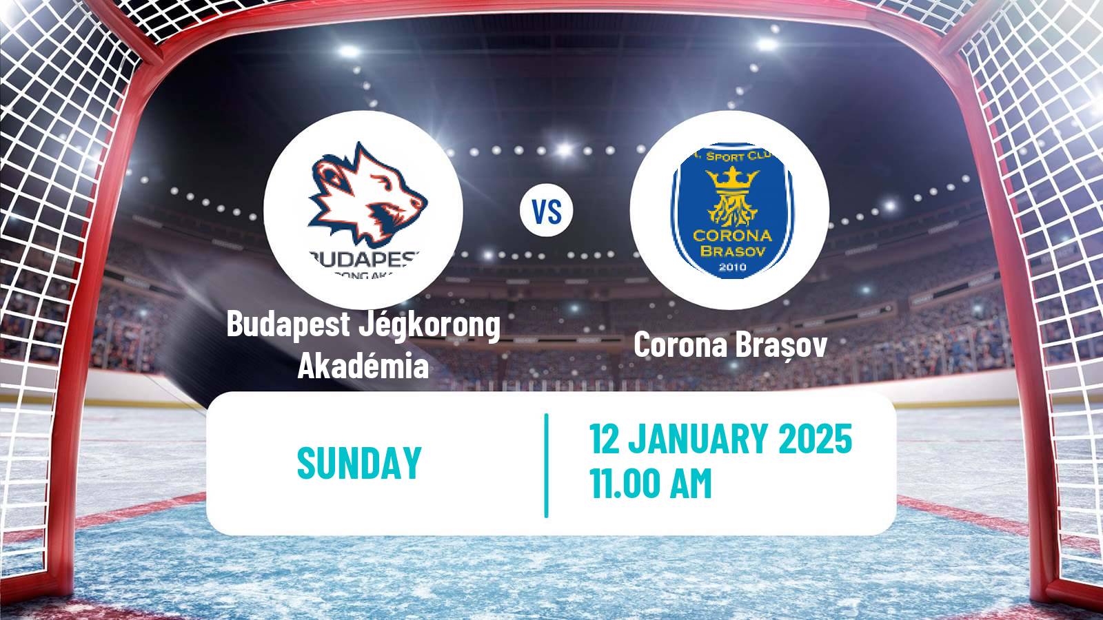 Hockey Hungarian Erste Liga Hockey Budapest Jégkorong Akadémia - Corona Brașov