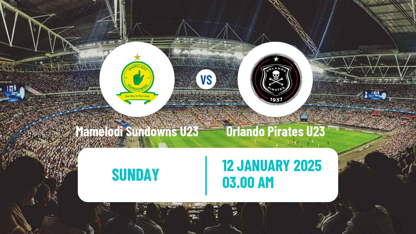 Soccer South African Diski Challenge Mamelodi Sundowns U23 - Orlando Pirates U23