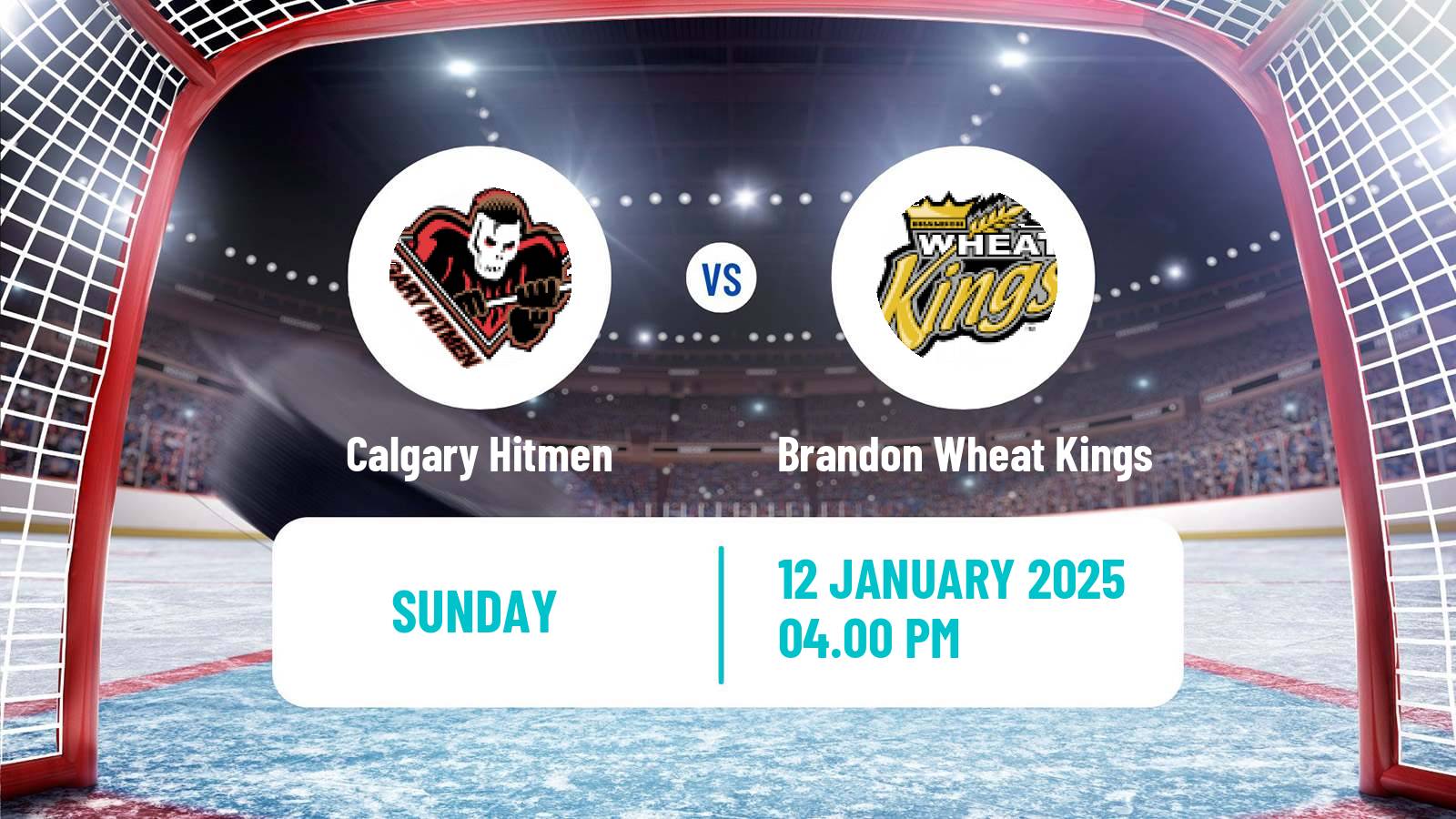 Hockey WHL Calgary Hitmen - Brandon Wheat Kings