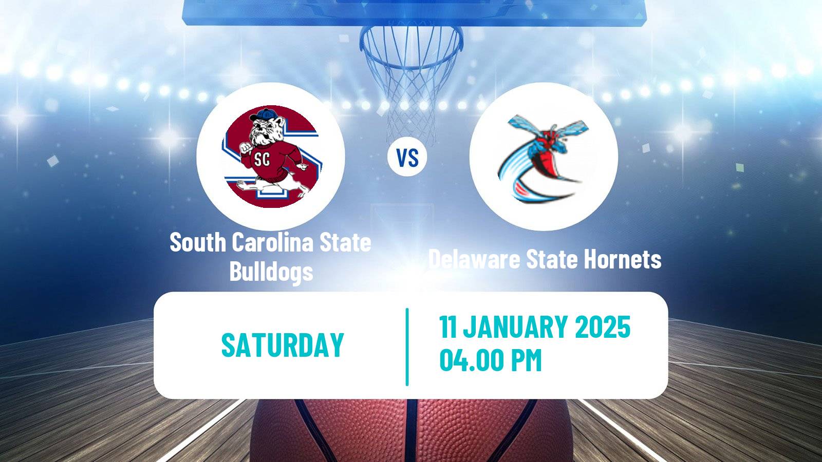 Basketball NCAA College Basketball South Carolina State Bulldogs - Delaware State Hornets