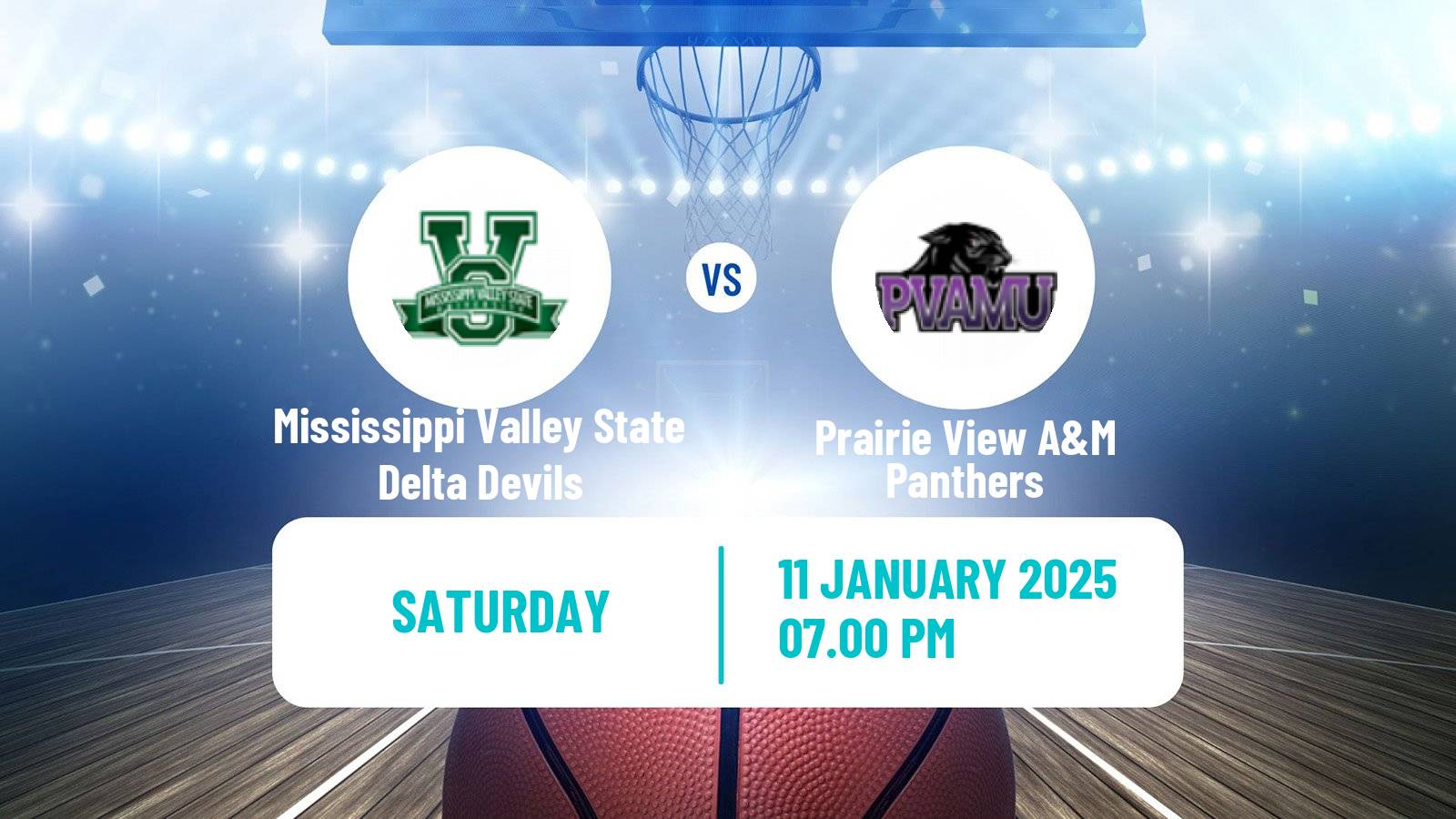 Basketball NCAA College Basketball Mississippi Valley State Delta Devils - Prairie View A&M Panthers