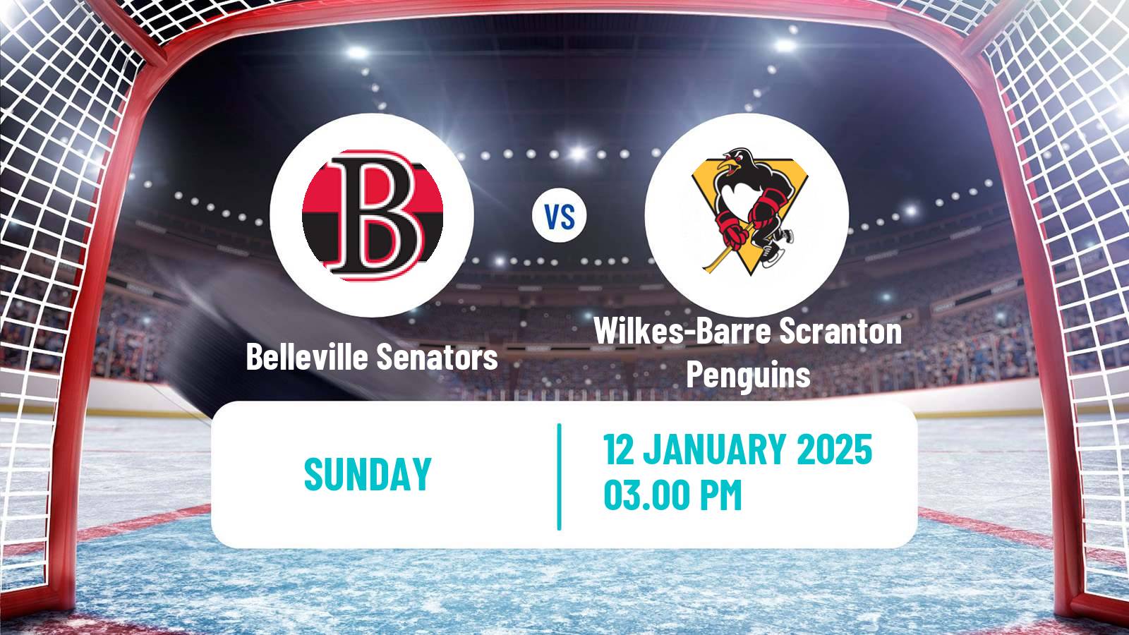 Hockey AHL Belleville Senators - Wilkes-Barre Scranton Penguins