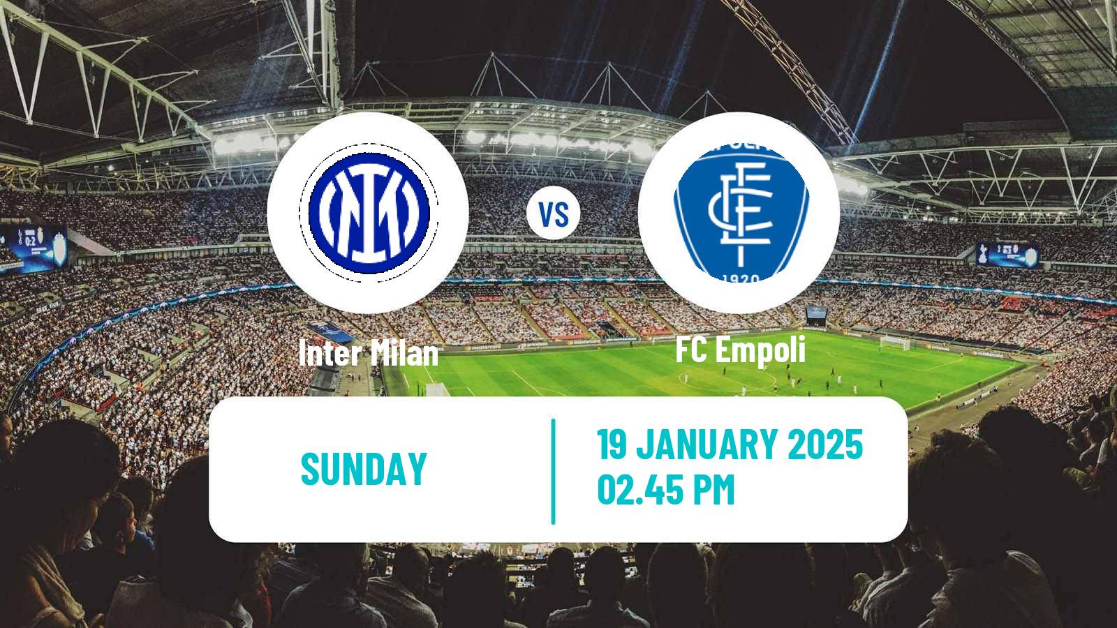 Soccer Italian Serie A Inter Milan - Empoli