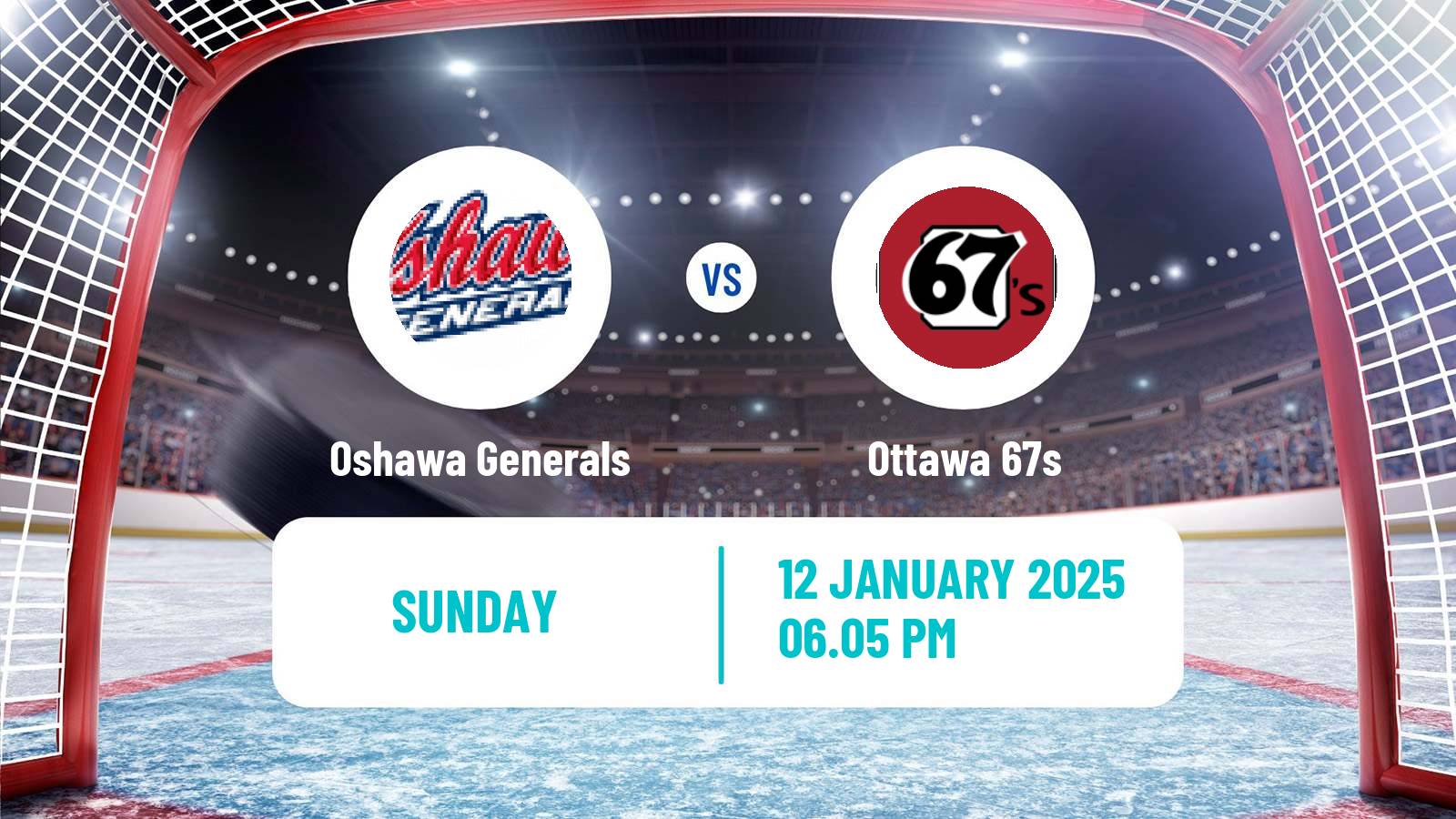 Hockey OHL Oshawa Generals - Ottawa 67s