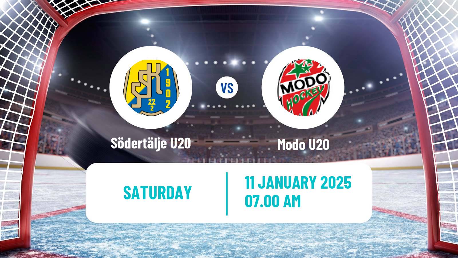 Hockey Swedish Superelit U20 Hockey Södertälje U20 - Modo U20