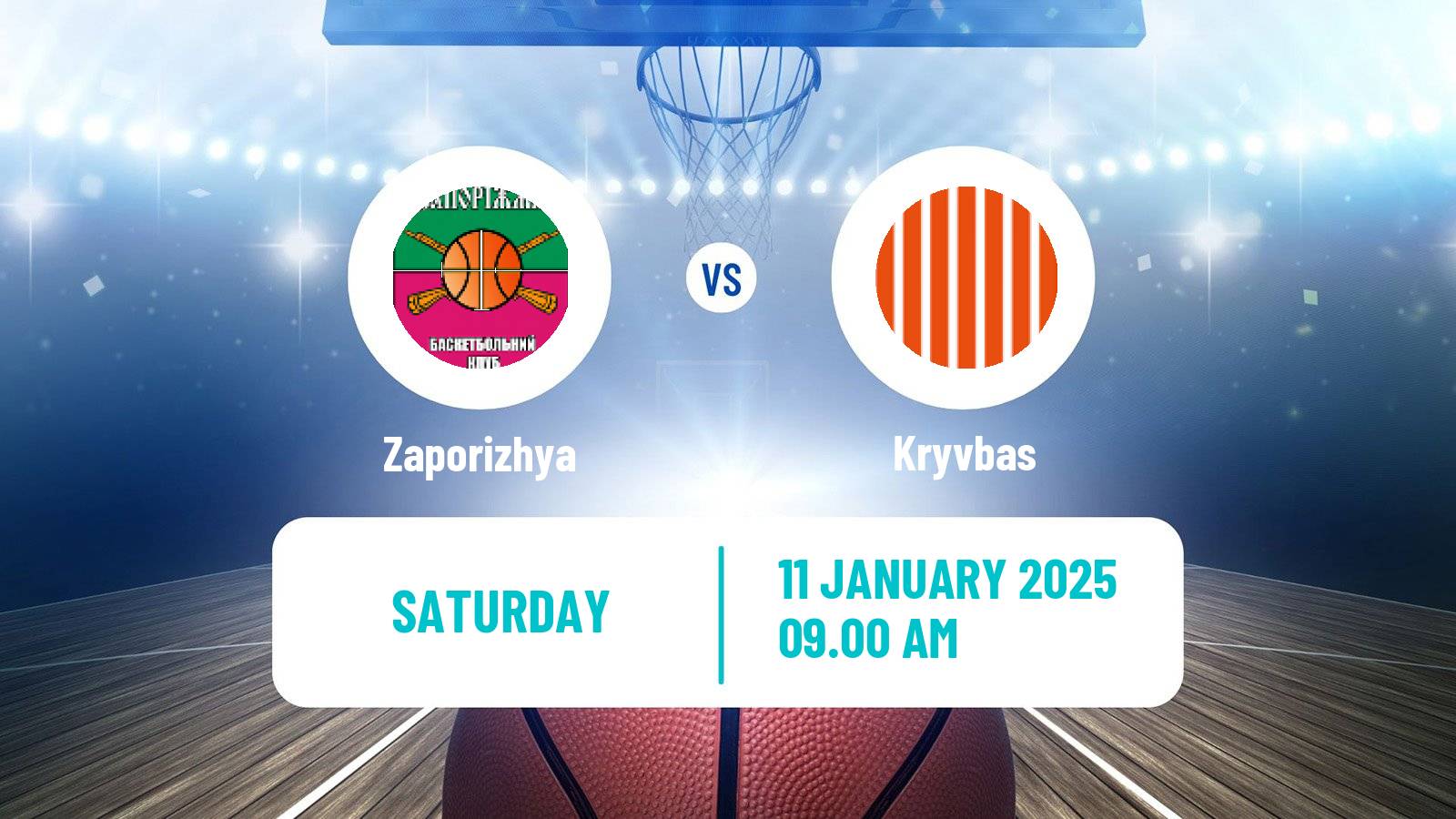 Basketball Ukrainian FBU Super League Zaporizhya - Kryvbas