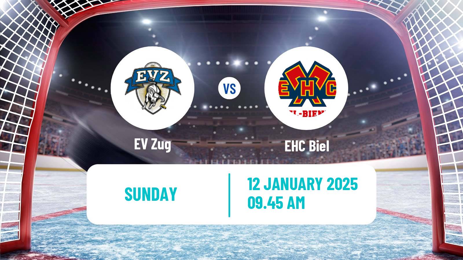 Hockey Swiss National League Hockey EV Zug - Biel