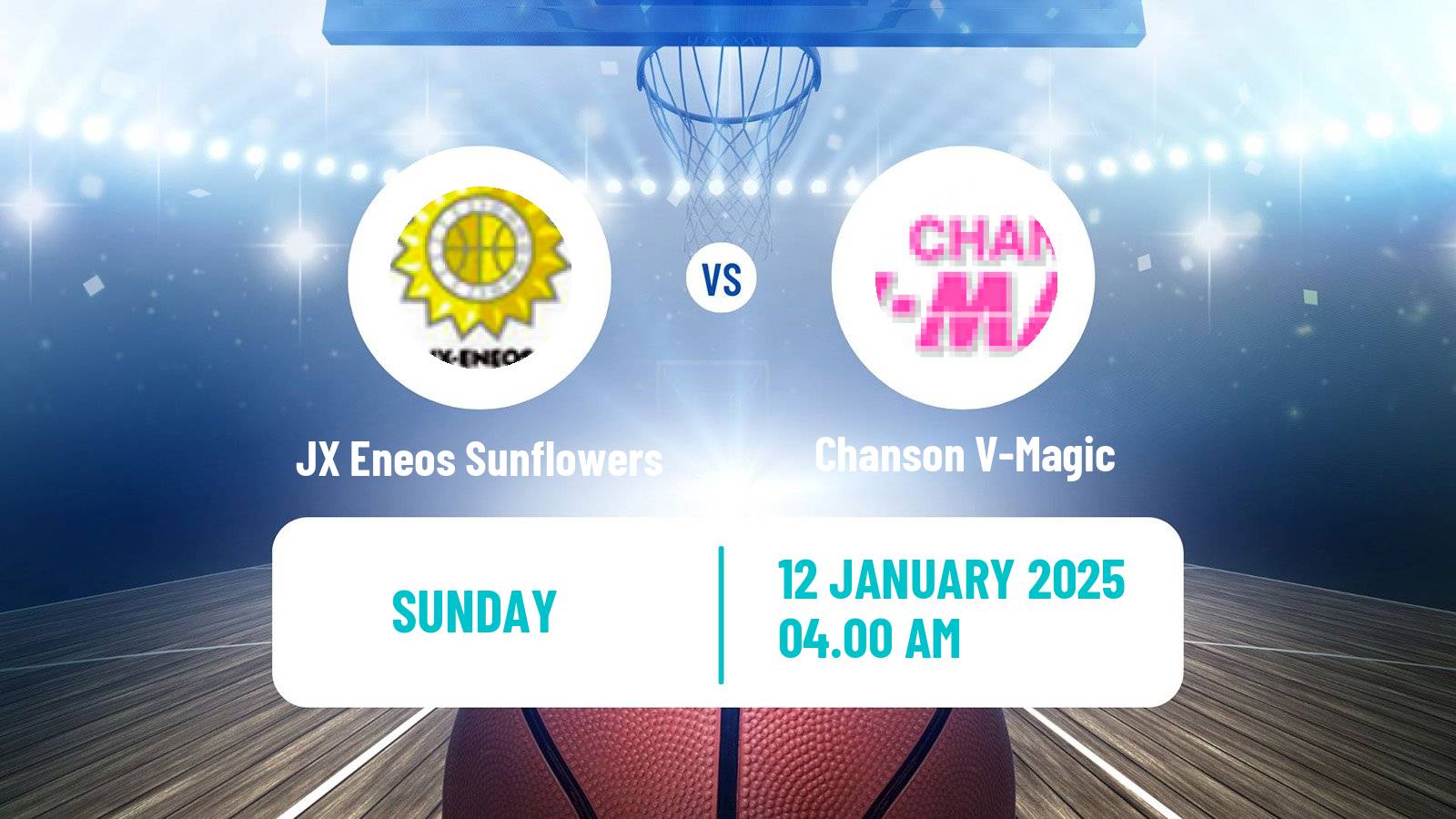 Basketball Japan W League Basketball JX Eneos Sunflowers - Chanson V-Magic