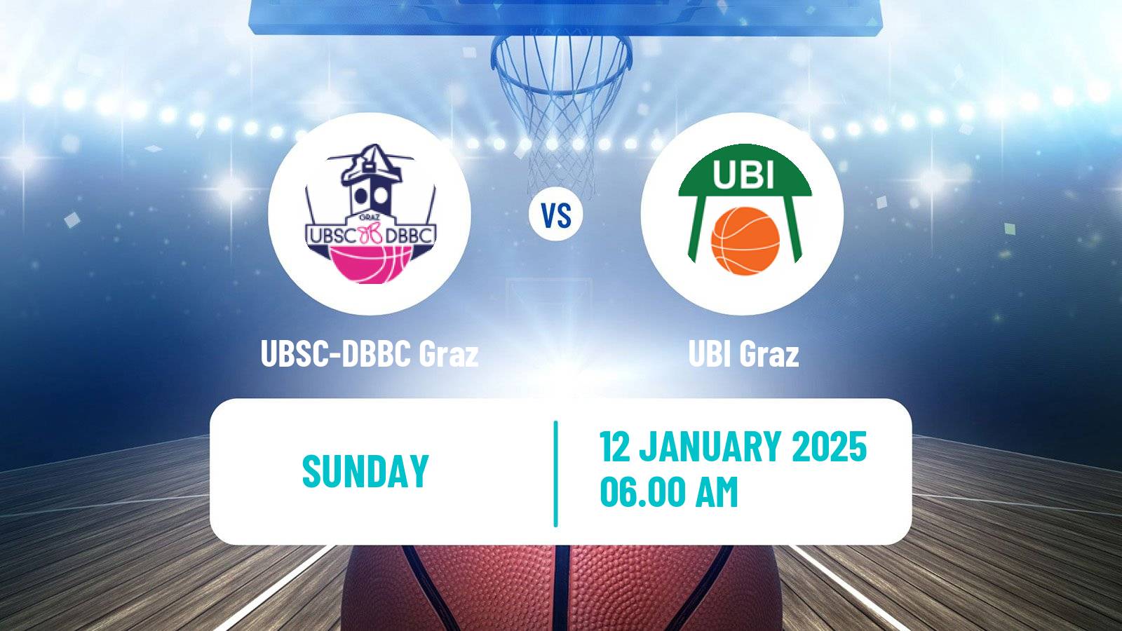 Basketball Austrian Basketball Superliga Women UBSC-DBBC Graz - UBI Graz