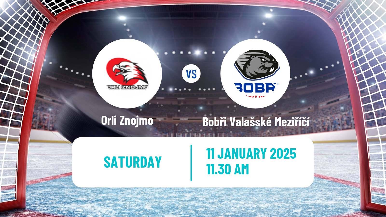 Hockey Czech 2 Liga Hockey East Orli Znojmo - Bobři Valašské Meziříčí