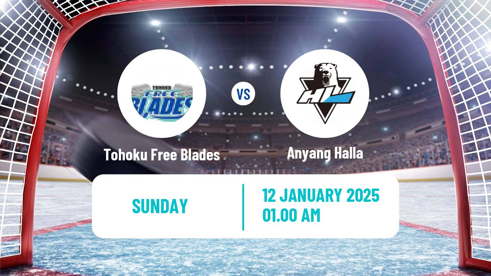 Hockey Asia League Ice Hockey Tohoku Free Blades - Anyang Halla