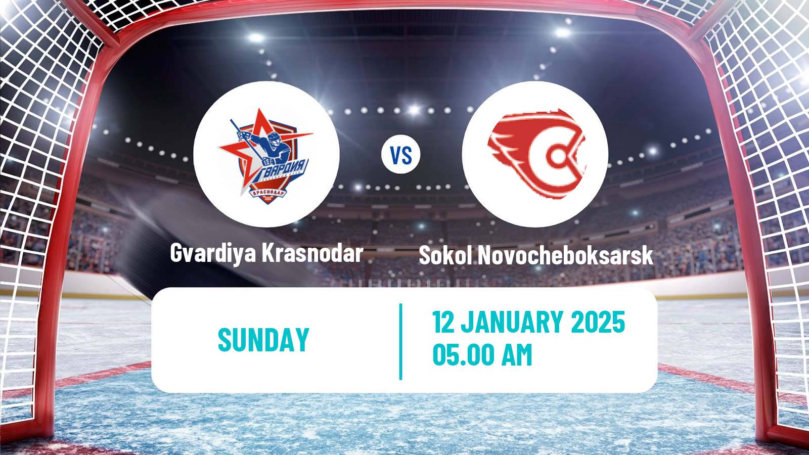 Hockey NMHL Gvardiya Krasnodar - Sokol Novocheboksarsk