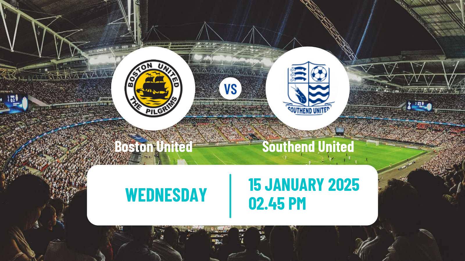 Soccer English National League Boston United - Southend United