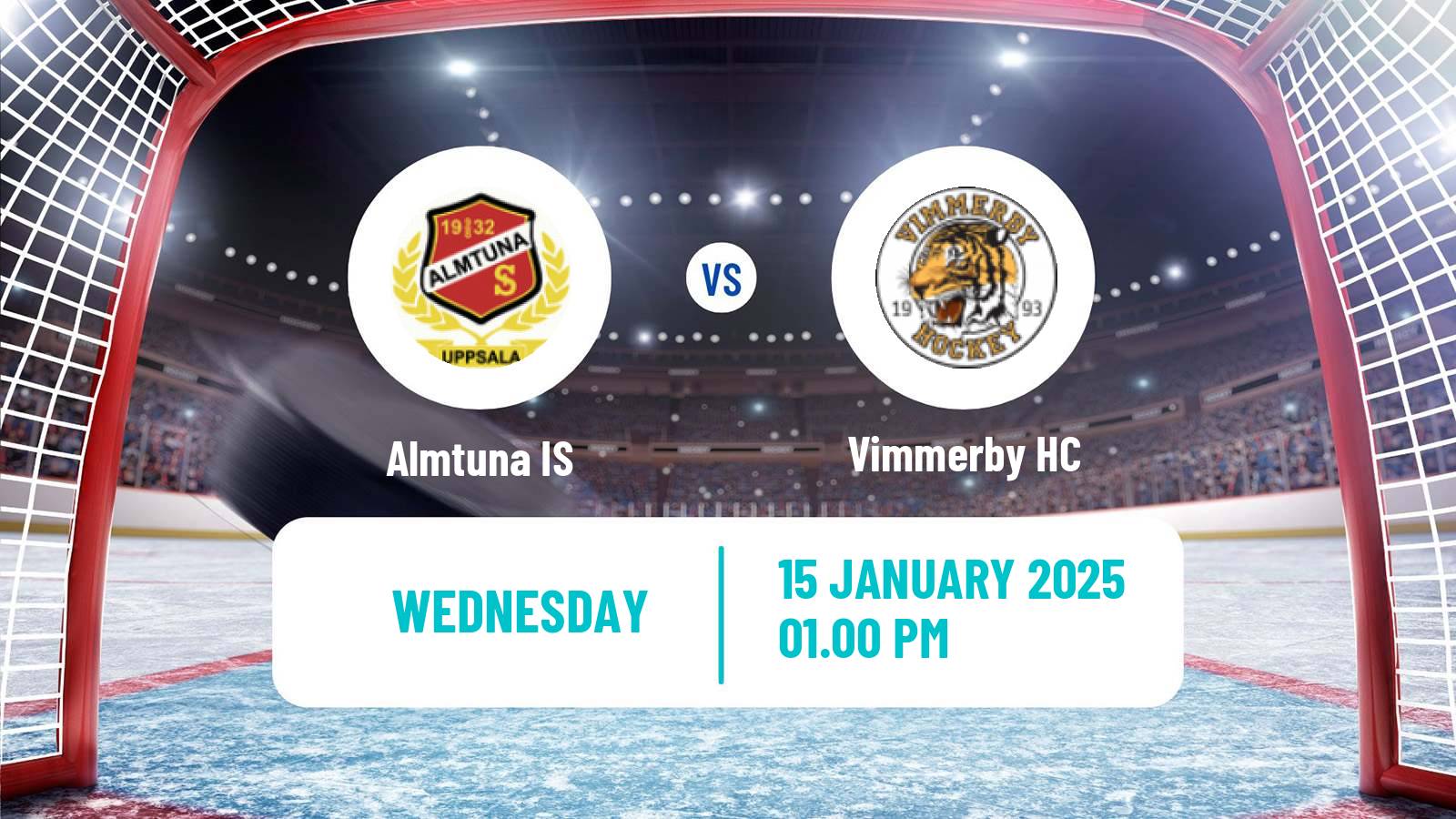 Hockey Swedish Hockey Allsvenskan Almtuna IS - Vimmerby