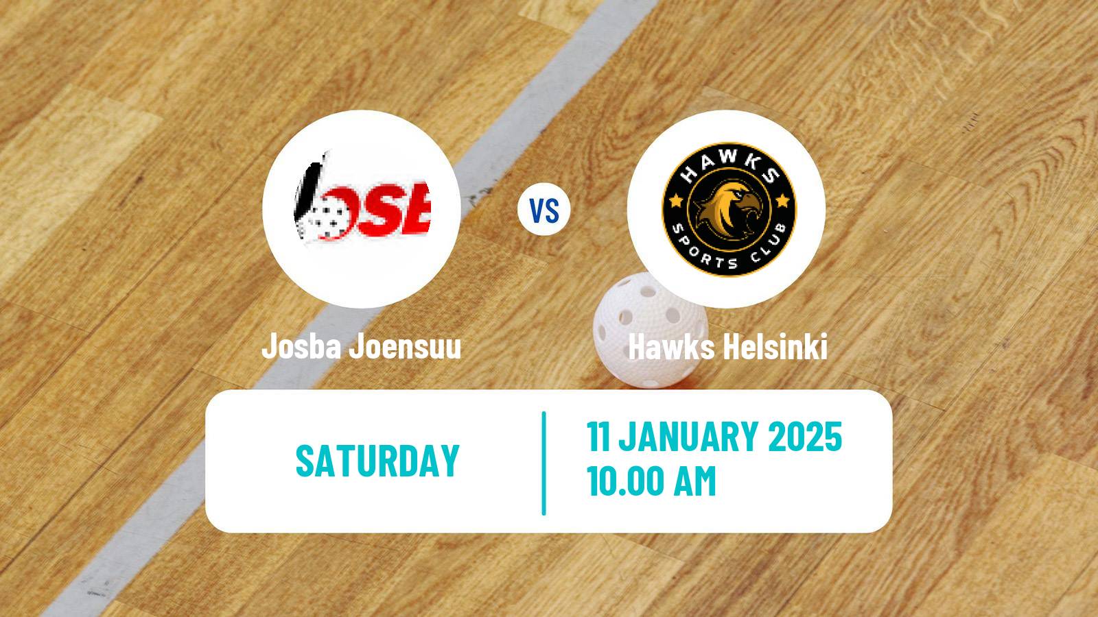 Floorball Finnish Divari Josba Joensuu - Hawks Helsinki