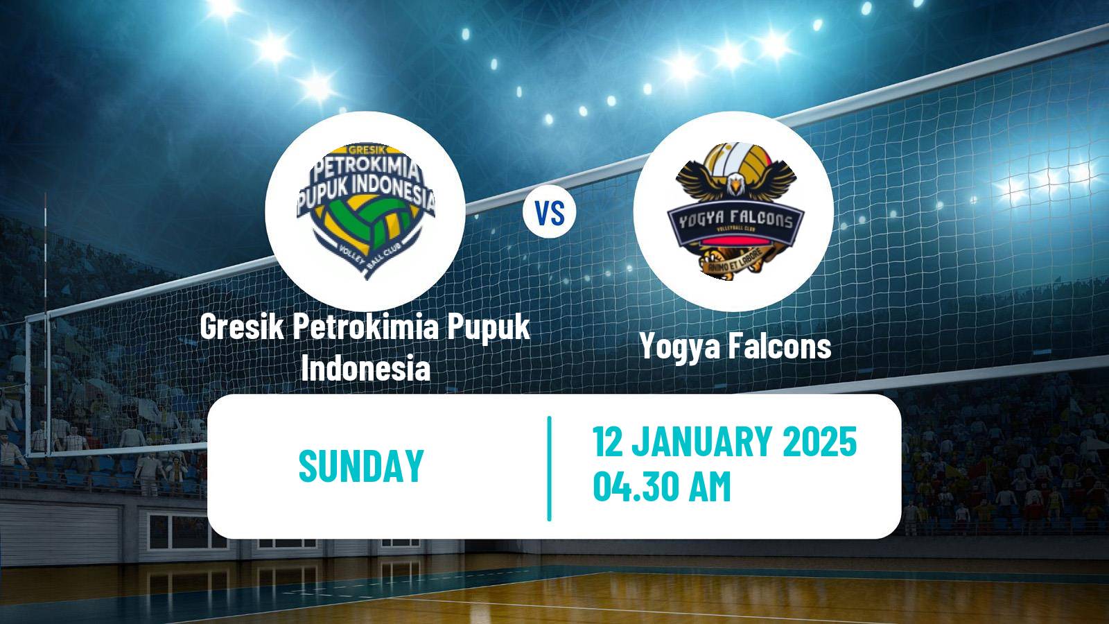 Volleyball Indonesian Proliga Volleyball Women Gresik Petrokimia Pupuk Indonesia - Yogya Falcons