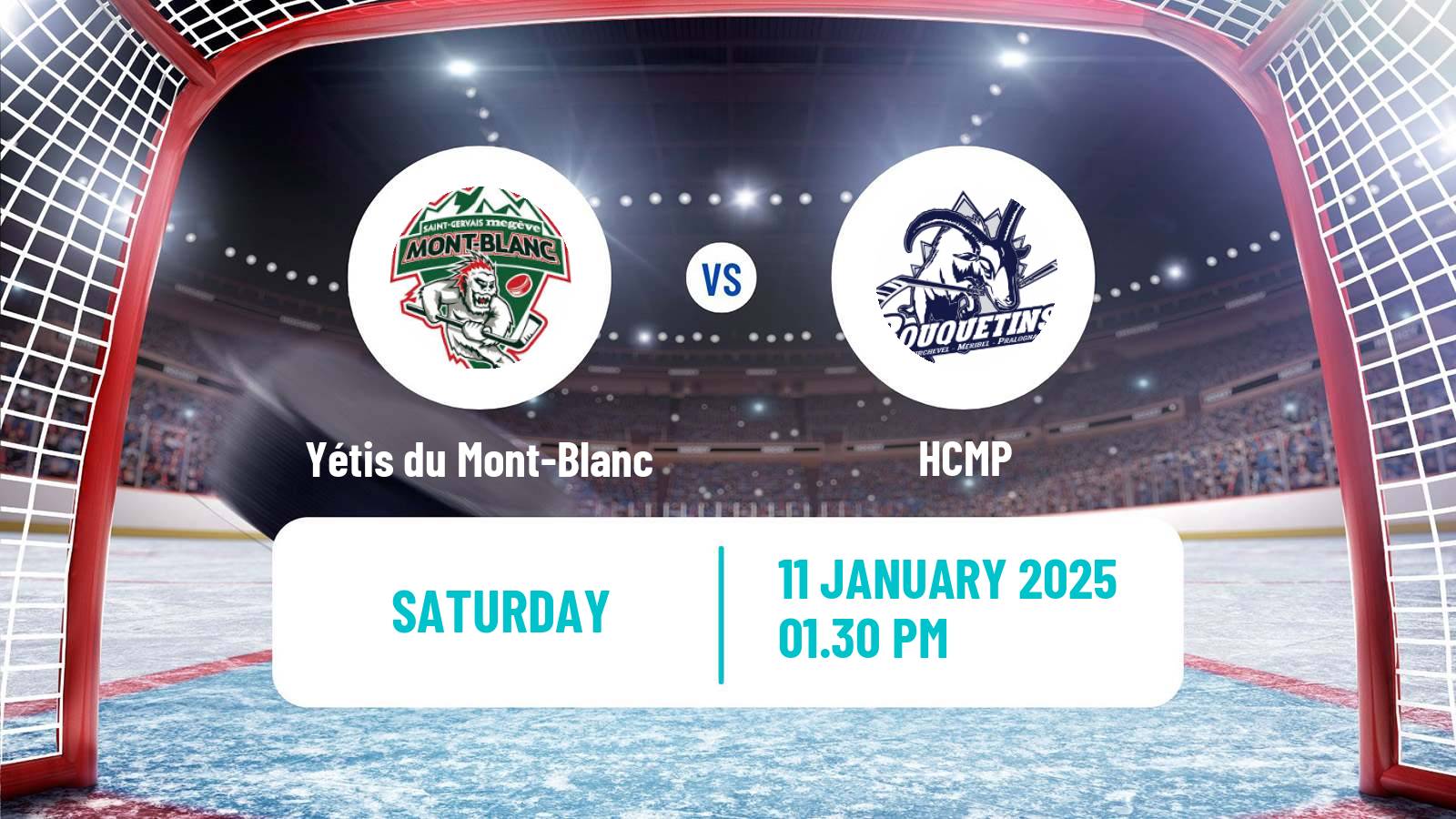 Hockey French D1 Ice Hockey Yétis du Mont-Blanc - HCMP