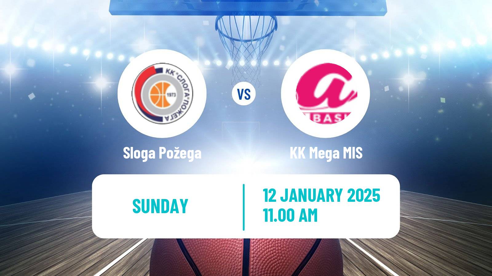 Basketball Serbian 1 ZLS Basketball Women Sloga Požega - Mega MIS