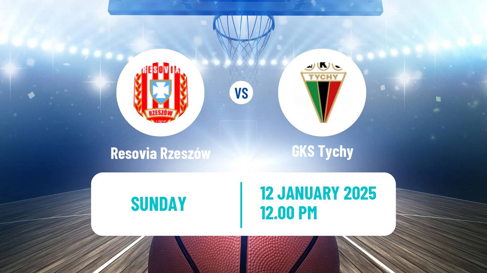 Basketball Polish 1 Liga Basketball Resovia Rzeszów - GKS Tychy