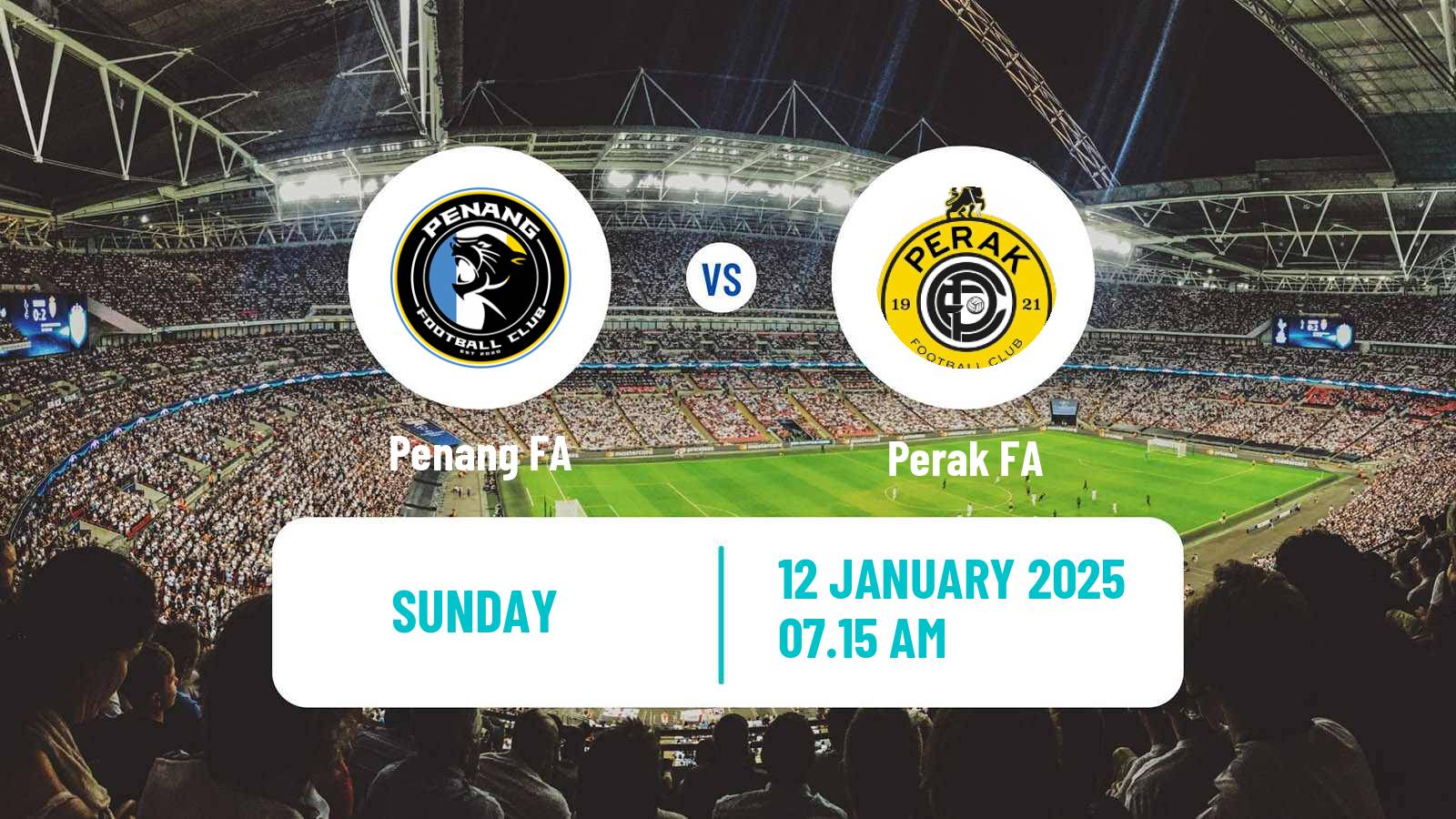 Soccer Malaysian Super League Penang - Perak FA