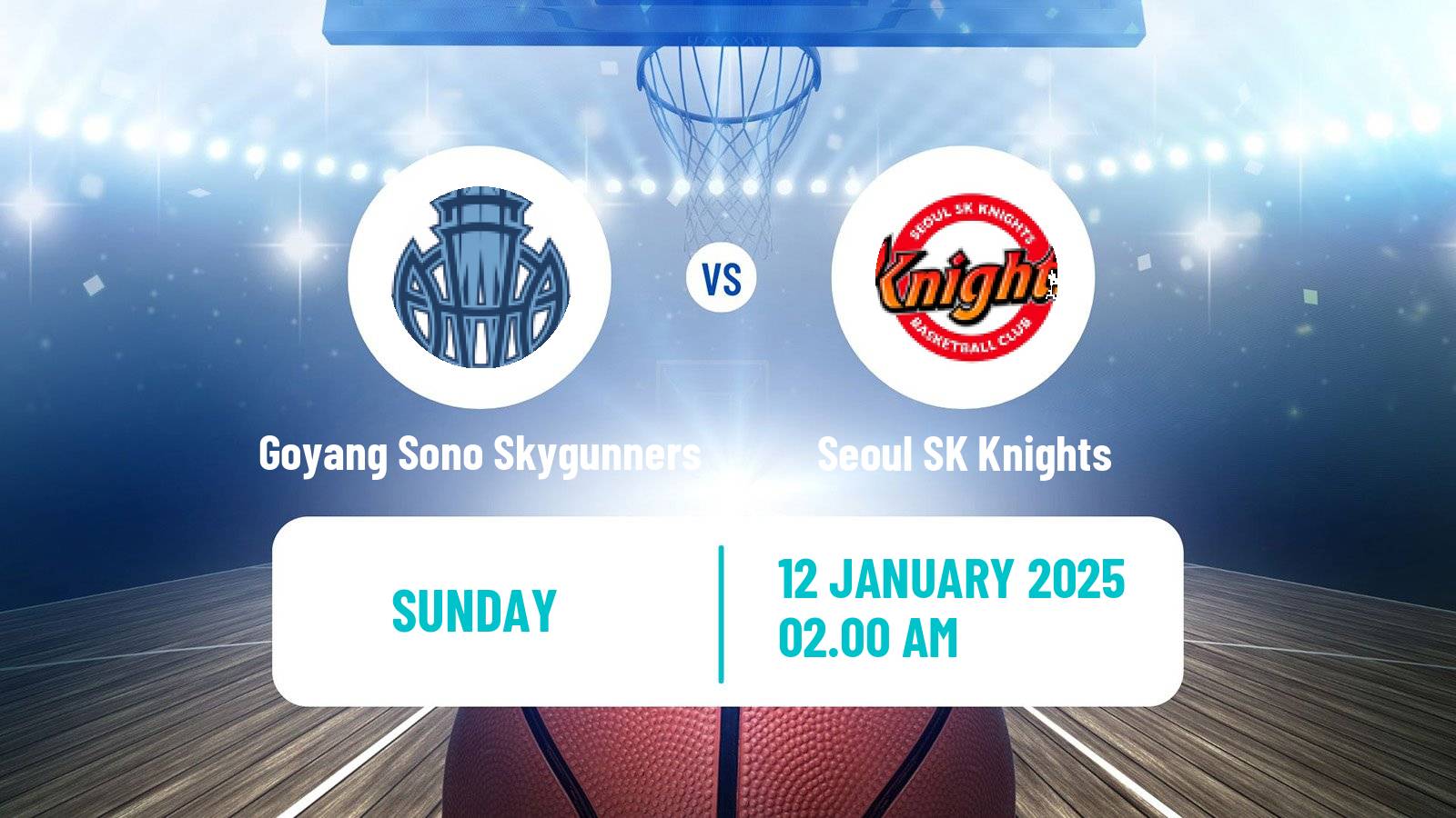 Basketball KBL Goyang Sono Skygunners - Seoul SK Knights