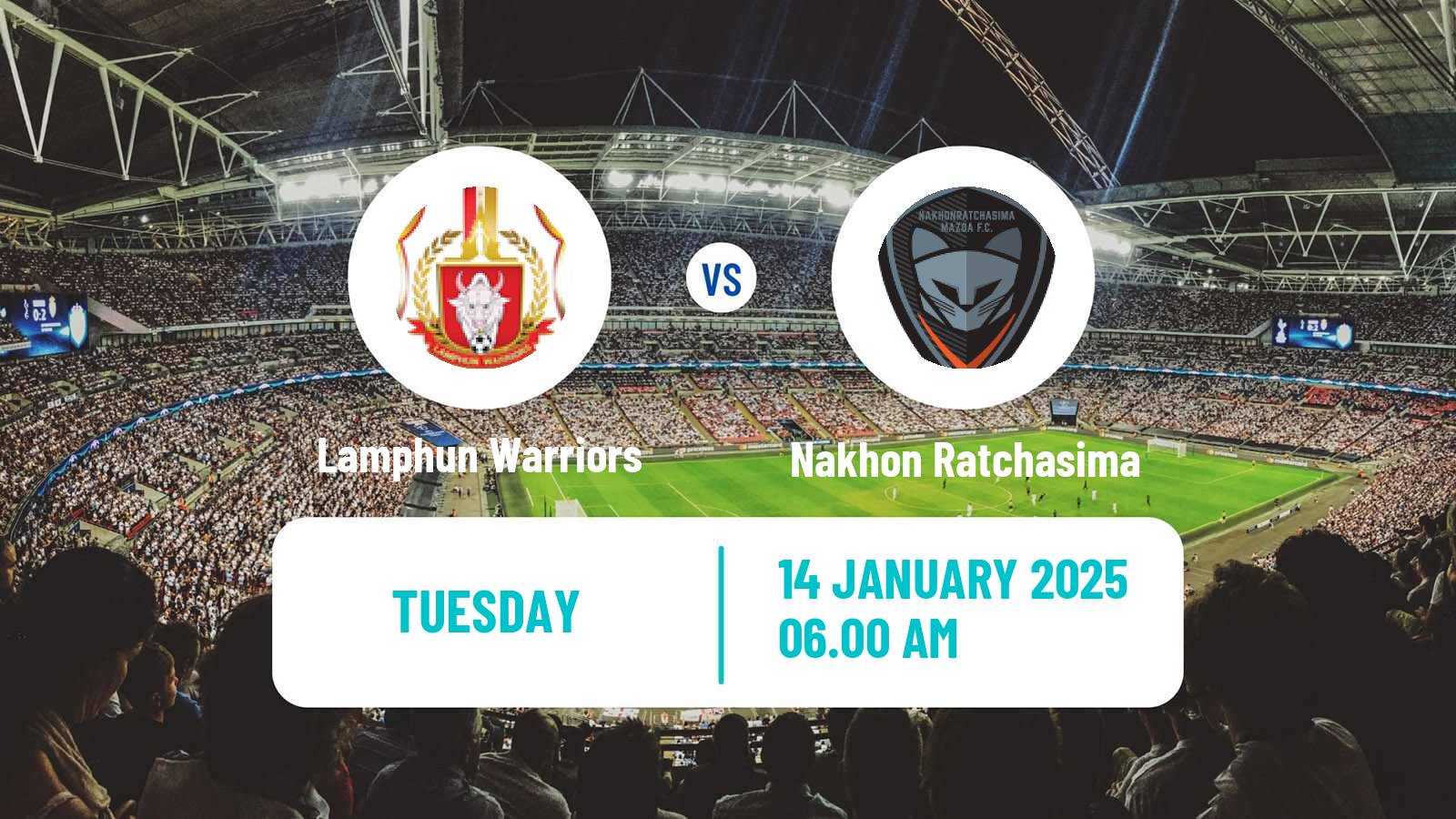 Soccer Thai League 1 Lamphun Warriors - Nakhon Ratchasima