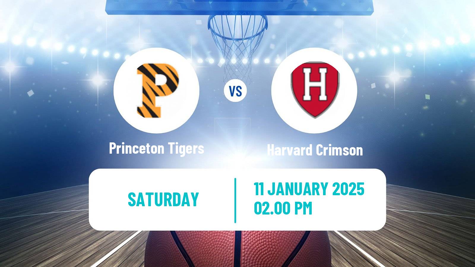 Basketball NCAA College Basketball Women Princeton Tigers - Harvard Crimson