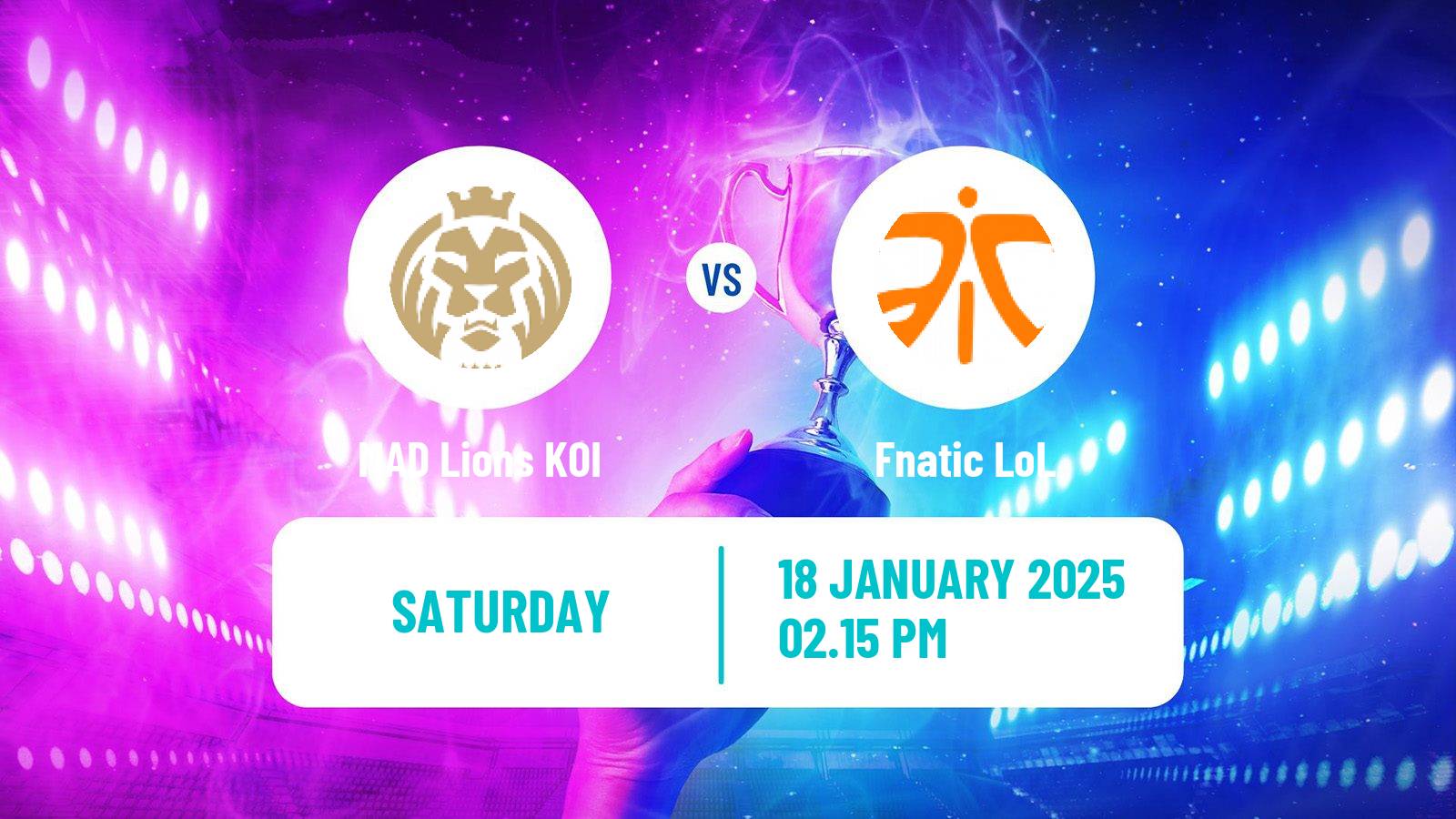 Esports League Of Legends Lec MAD Lions KOI - Fnatic