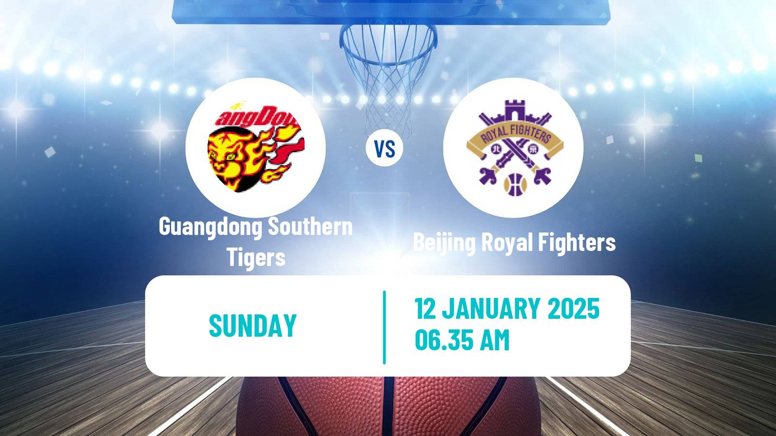 Basketball CBA Guangdong Southern Tigers - Beijing Royal Fighters