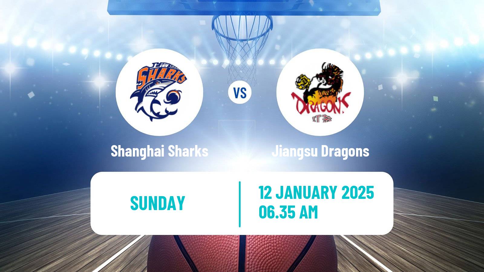 Basketball CBA Shanghai Sharks - Jiangsu Dragons