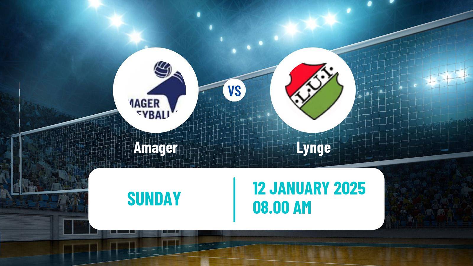 Volleyball Danish 1 Division East Volleyball Women Amager - Lynge