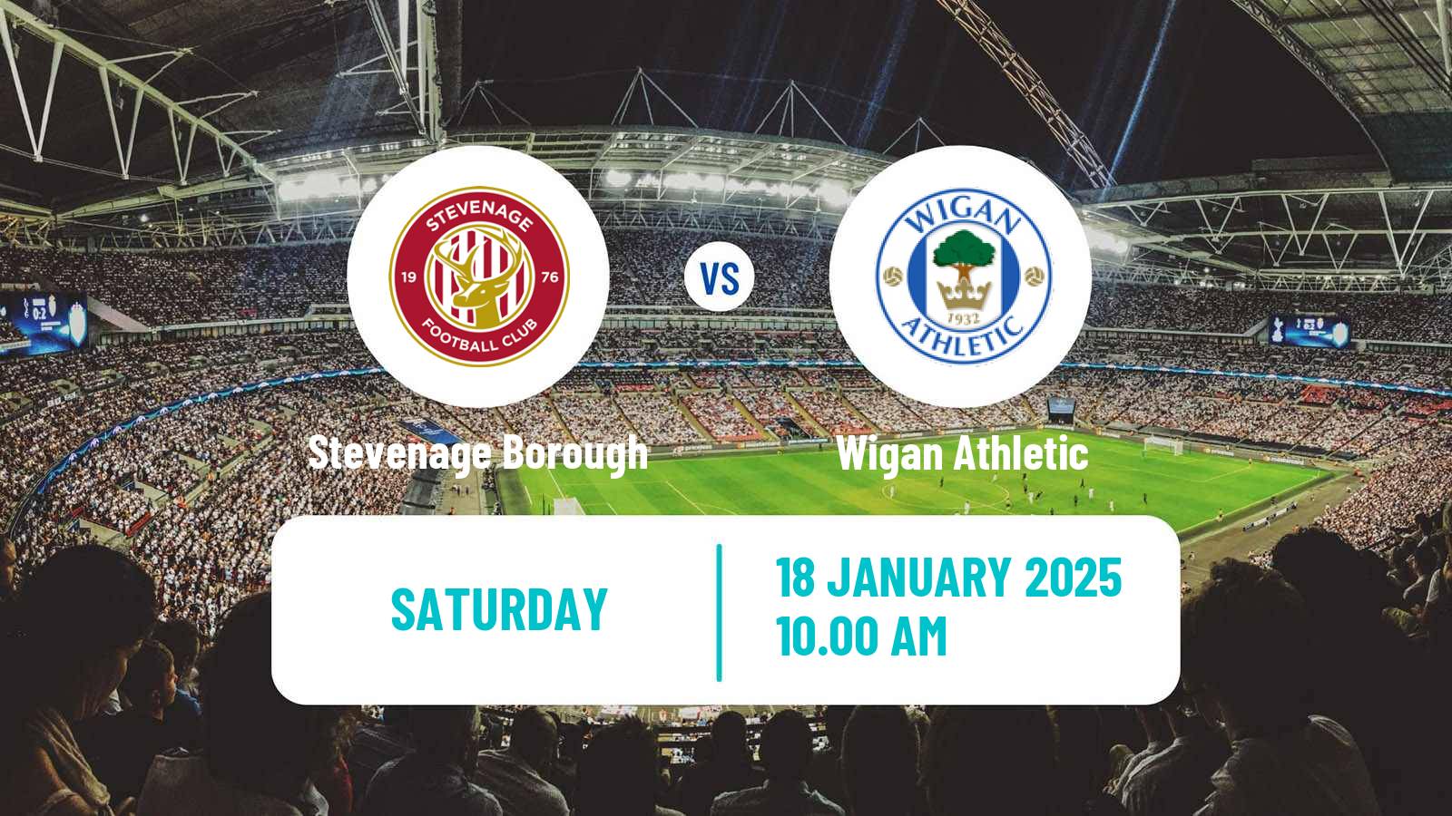 Soccer English League One Stevenage Borough - Wigan Athletic