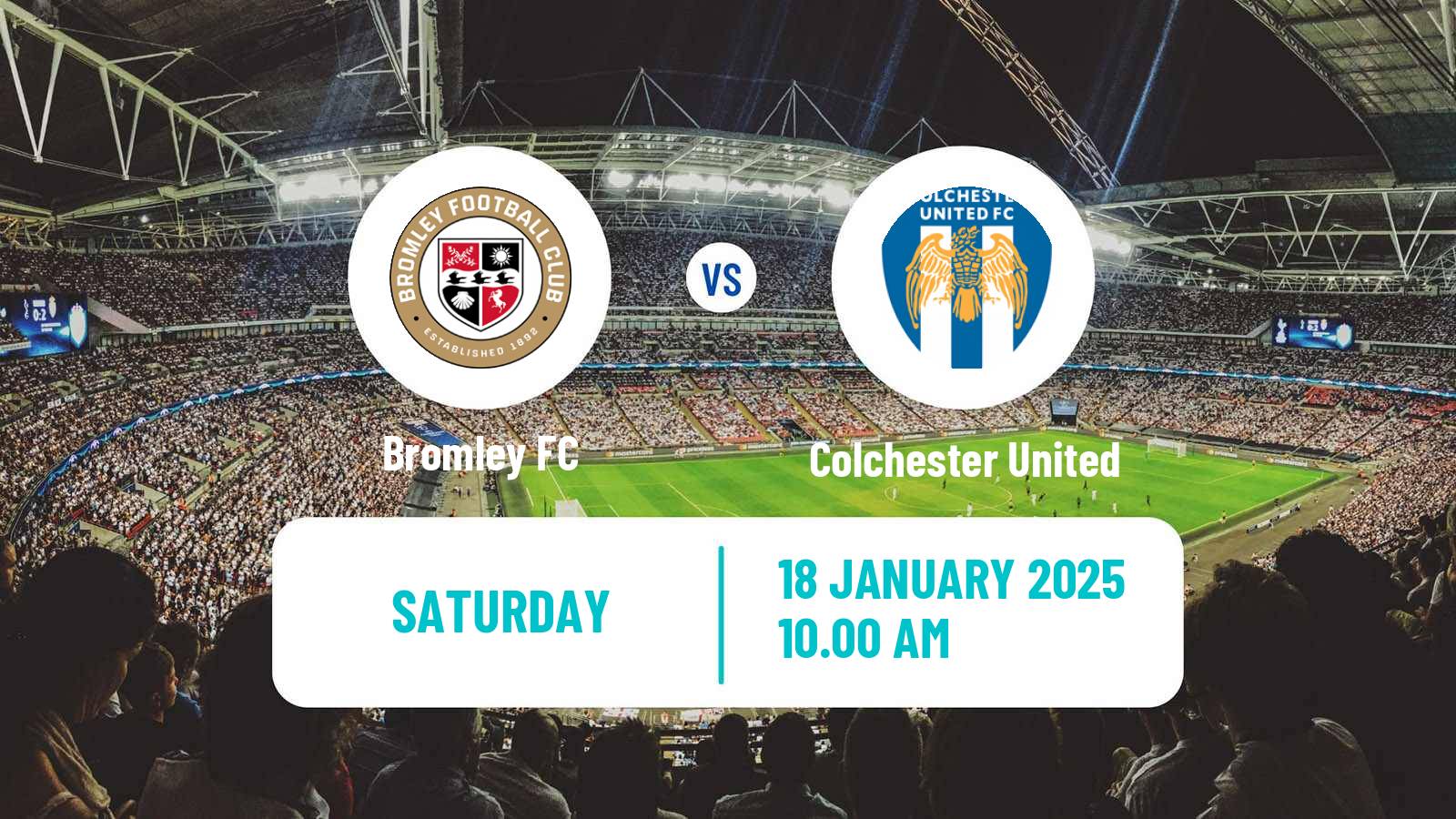 Soccer English League Two Bromley - Colchester United