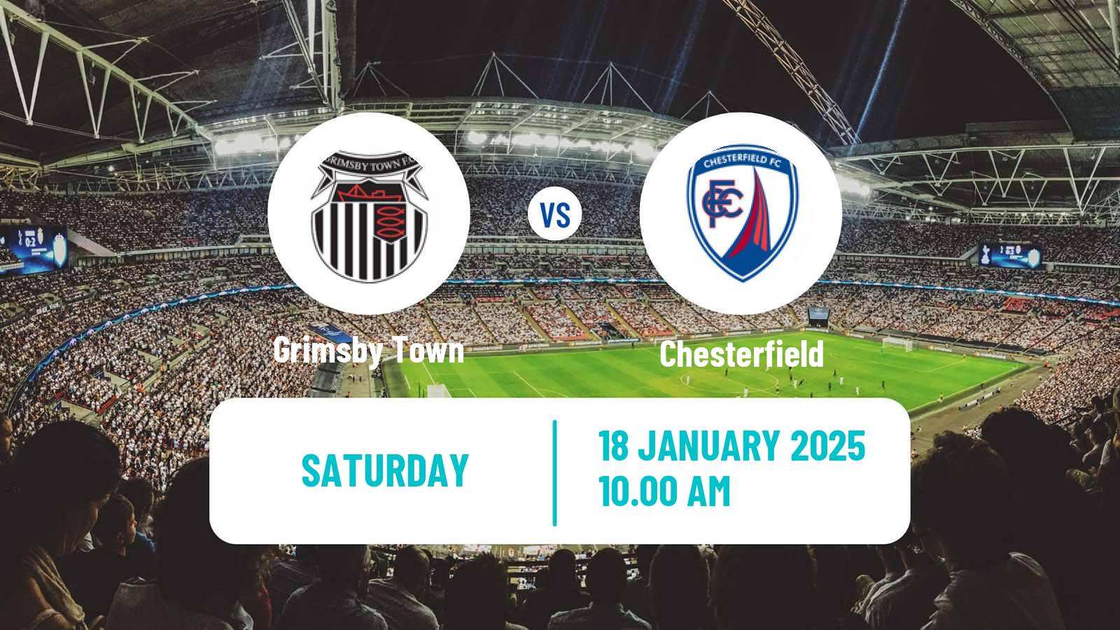 Soccer English League Two Grimsby Town - Chesterfield