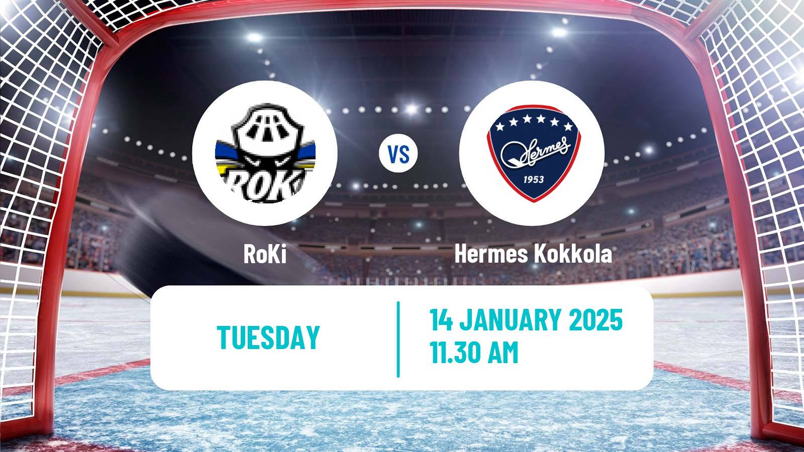 Hockey Finnish Mestis RoKi - Hermes Kokkola